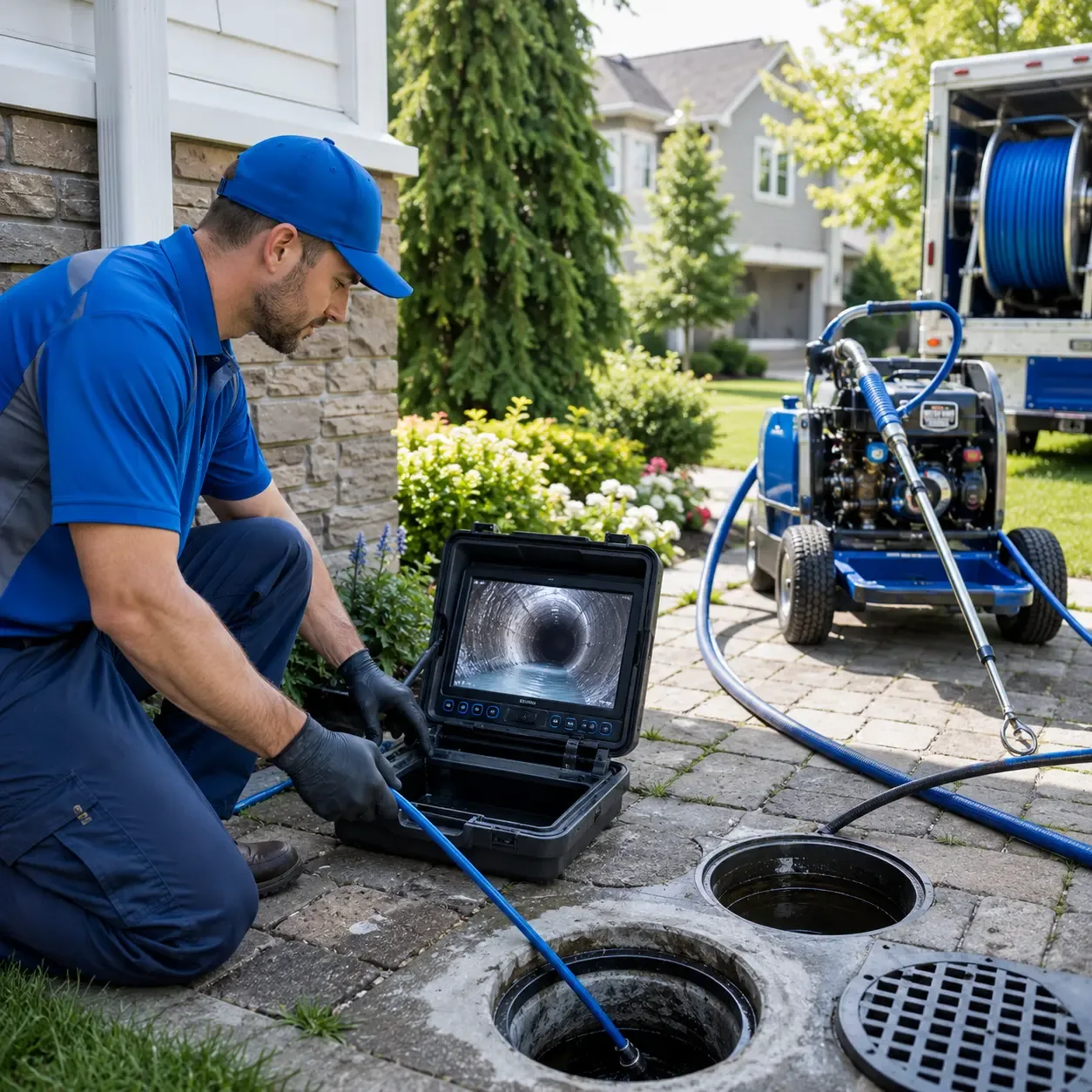 Outdoor drain cleaning professionals serving Ravenel, SC